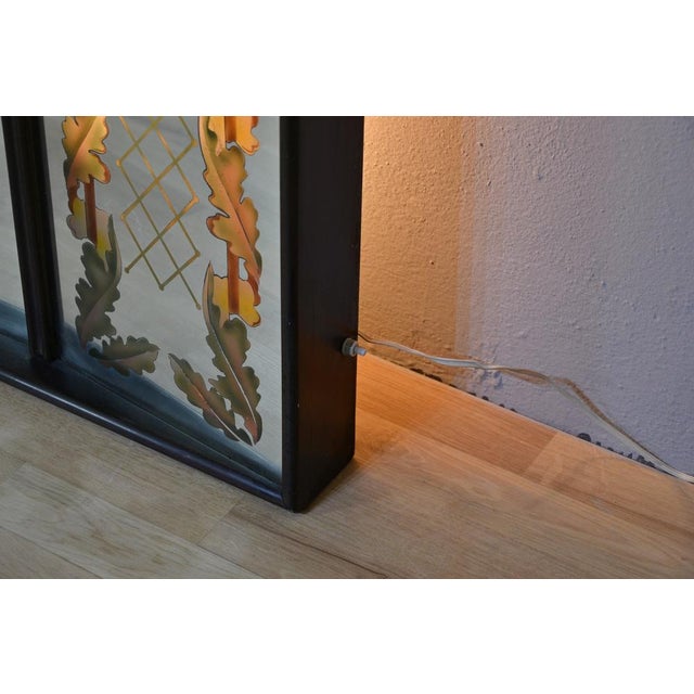 1940s Backlit Mirror by Luigi Brusotti, Italy, 1940s For Sale - Image 5 of 15