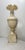 Huge Antique 1800's Hand Carved Alabaster Stone Marble Urn Flower Vase Sculpture For Sale - Image 4 of 15