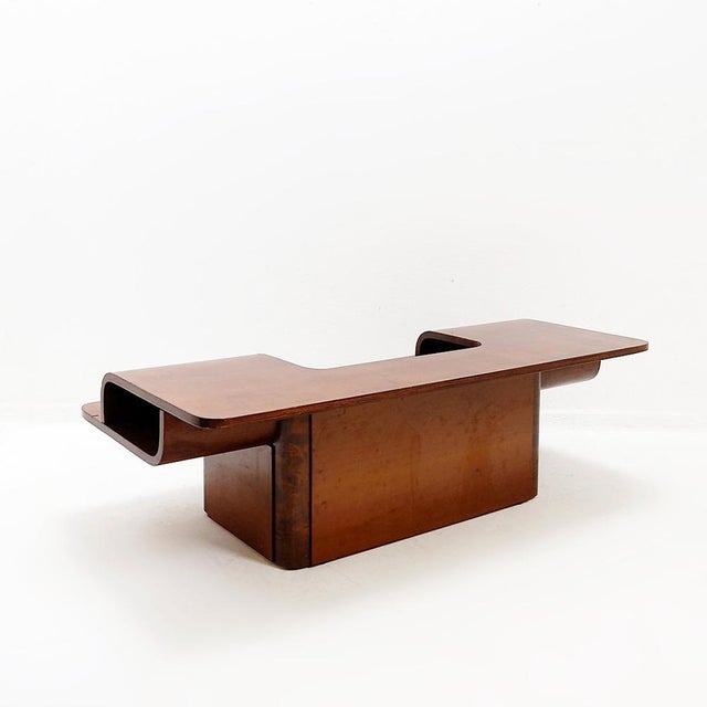 Brown Italian Coffee Bar Table, 1970s For Sale - Image 8 of 16