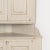 Wood Antique White Painted Corner Cabinet Cupboard, Sweden Circa 1840-60 For Sale - Image 7 of 9
