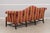 1960s Vintage Camelback Damask Upholstered Sofa For Sale - Image 5 of 16