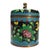 Green Antique Chinese Floral Cloisonne Enameled Lidded Tea Consister With Foo Dog For Sale - Image 8 of 15