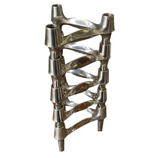 Vintage Modular Candleholders from BMF Nagel, 1970, Set of 5 For Sale