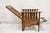 Traditional Antique Edwardian Mahogany Mechanical Reclining Slatted Morris Lounge Arm Chair For Sale - Image 3 of 12