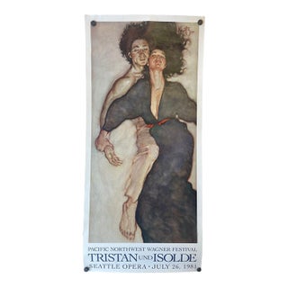 1981 Tristan Und Isolde Opera Poster by David Kreitzer - Pacific Northwest Wagner Festival, Seattle Opera. For Sale