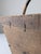 Antique Wabi-Sabi Wooden Log Basket with Wrought Iron Fittings For Sale - Image 12 of 18