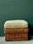 Vintage Braided Rattan Ottoman For Sale - Image 15 of 16