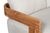 Paradiso Outdoor Solid Teak Wood Sofa - Gray Fabric For Sale - Image 14 of 14