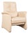 Model 6001 Leather Armchair in Cream from Himolla For Sale