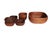 Seven Piece Mid Century Teak Salads Set Made in Thailand by Good Wood C. 1950/70s For Sale - Image 11 of 14