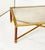 French Modern Rectangular Cocktail or Coffee Low Table of Brass and Smoked Glass For Sale - Image 10 of 11