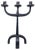 Mid-Century Wrought Iron Candleholder For Sale