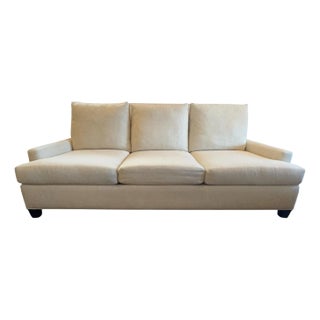 Cr Laine "Breakers 4440" Cream Performance Fabric Sofa For Sale