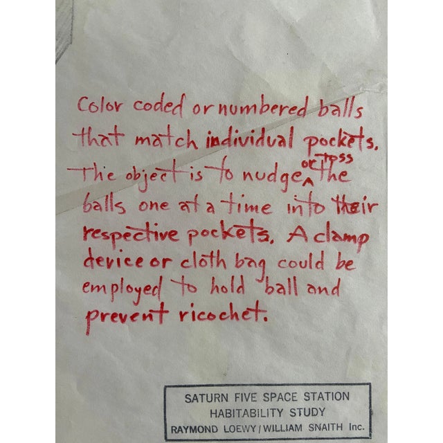 Drawing "box" for NASA - Raymond Loewy and William Snaith 1969 For Sale - Image 3 of 5