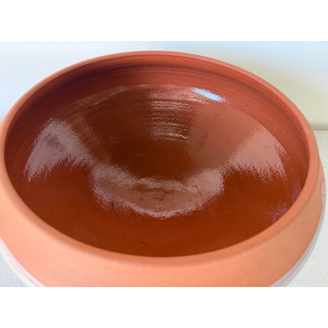 Ceramic 1984 Vintage Studio Pottery Ceramic Bowl, Signed For Sale - Image 7 of 12