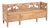1868 Swedish Carved Pine Storage Bench With Heart Detail For Sale