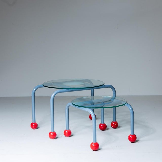 Vintage Coffee Tables by Nanda Vigo, 1970, Set of 2 For Sale - Image 12 of 12