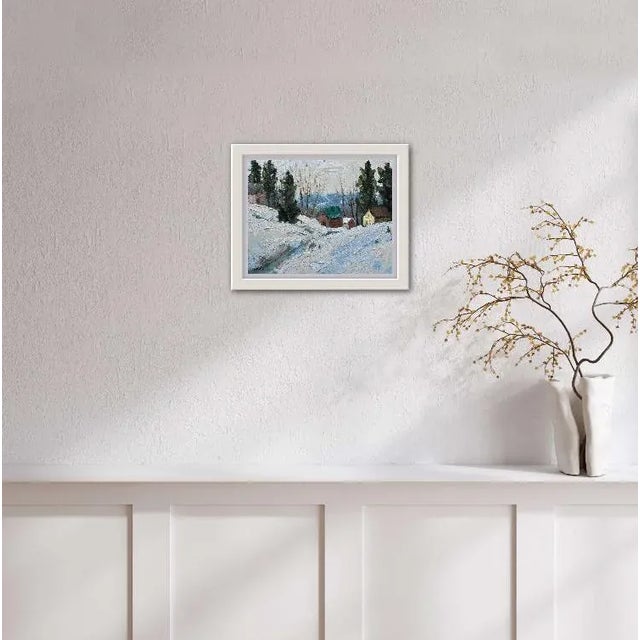 2020s Winterscapes Contemporary Winter Landscape Oil Painting For Sale - Image 5 of 6