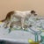 Vintage Porcelain Borzoi Russian Wolfhound Figurine - Standing & Reclining Dog Figurine For Sale - Image 4 of 8
