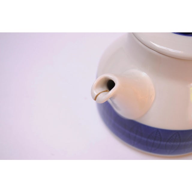 White Set of Three Swedish Modern Ceramic "Koka" Serveware Pieces by Hertha Bengtsson for Rörstrand For Sale - Image 8 of 13