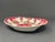 Antique Hand-Painted Bavarian Porcelain Cranberry & Gilt Botanical Serving Dish c.1900 For Sale - Image 4 of 8