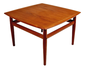 Danish Square Teak Coffee Table by Grete Jalk for Glostrup Møbelfabrik, 1960s