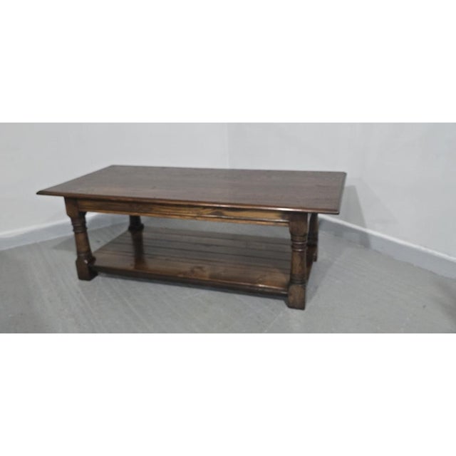 Oak Plank Coffee Table, 1920 For Sale - Image 4 of 13
