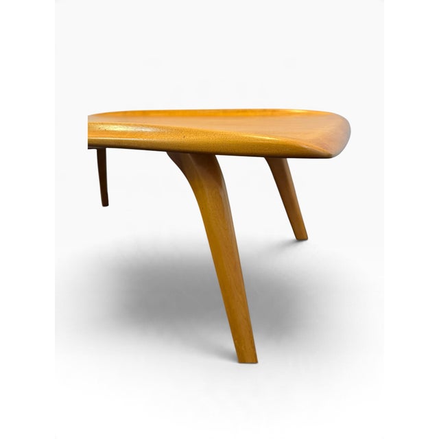 1960s Vintage MCM Authentic Heywood-Wakefield 319-G Champagne Coffee Table Signed For Sale - Image 5 of 12