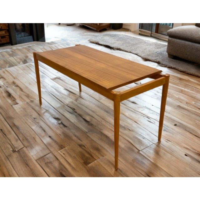 Czech Mahogany Coffee Table from Dřevotvar Jablonné Nad Orlicí, 1970s For Sale - Image 9 of 10