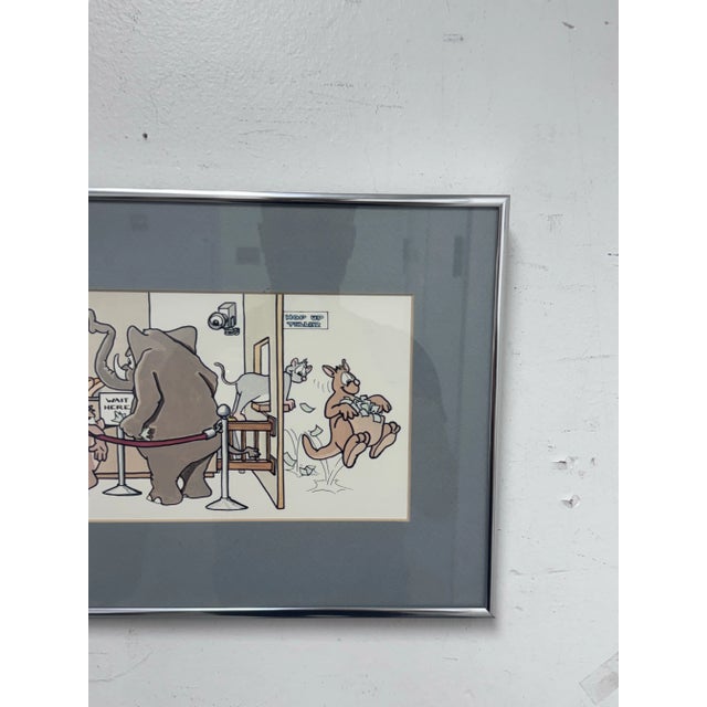 Design Plus Gallery presents a Circa 1985 Robert Marble "The Bank" Offset Lithograph + Signed Edition 20/750. Custom...