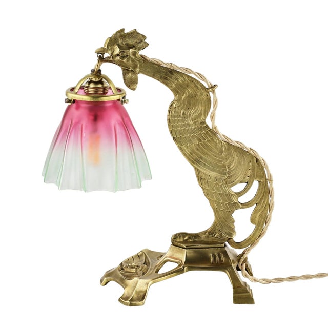 Art Nouveau Table Lamp, 1900s For Sale - Image 6 of 6