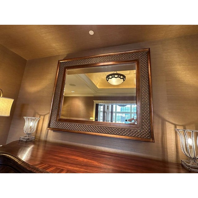 Large Gold Ornate Mirror | Chairish