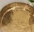Late 20th Century Vintage Oriental Brass Tray Etched Wall Hanging Large Tray For Sale - Image 5 of 8