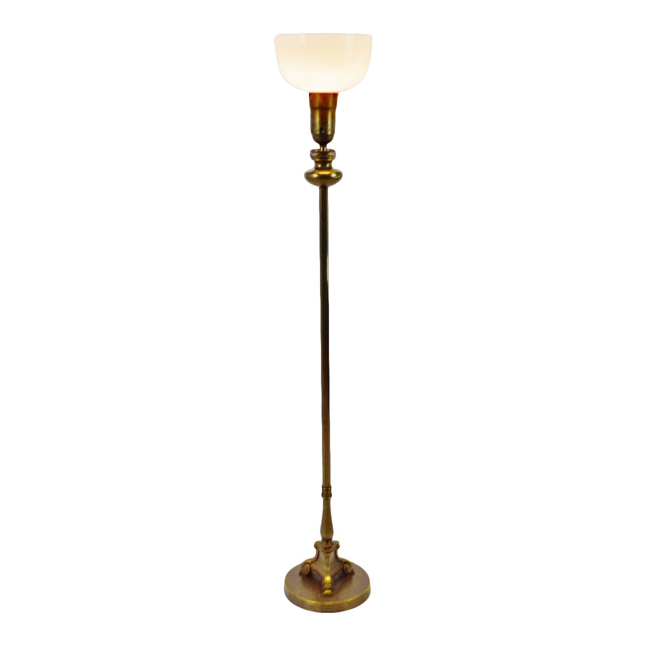Vintage Floor Lamp With Diffuser Chairish
