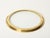 Brass and Crystal Round Serving Tray by Bellotto, Italy, 1970s For Sale - Image 10 of 11