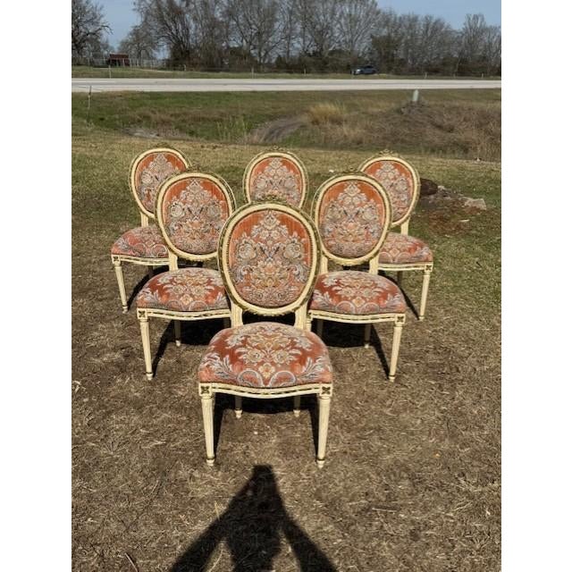 19th Century Louis XVl Dining Chairs - Set of 6 For Sale - Image 4 of 18