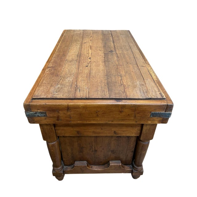 Late 19th Century French Butcher Table Ca 1890 For Sale - Image 5 of 13