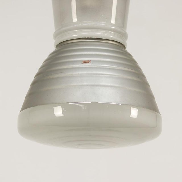 Metal Hanging Lamp from Zeiss Ikon For Sale - Image 7 of 9