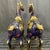 1990s Impressive Pair of Vintage Cloisonné Enamel War Horses For Sale - Image 5 of 9