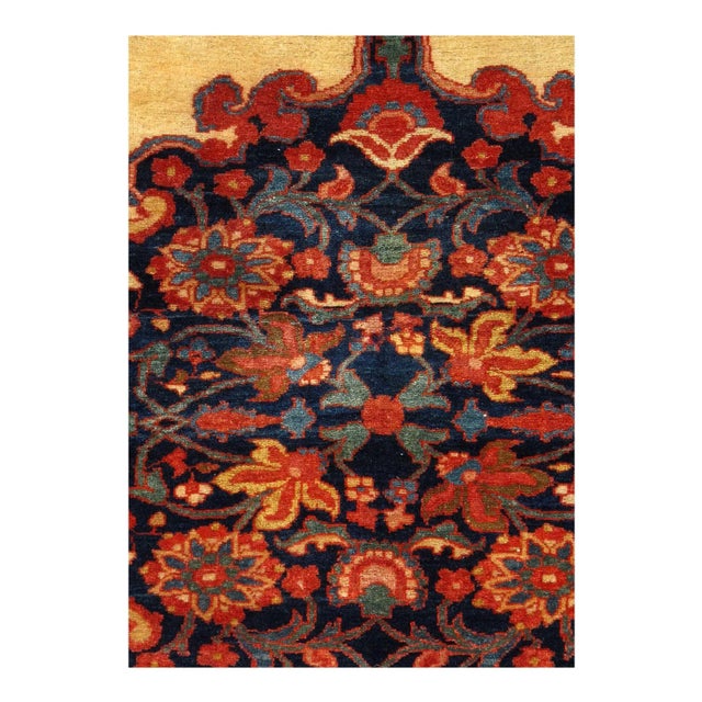 Traditional Early 21st Century Ivory Super Fine Persain Antique Sarouk Farahan For Sale - Image 3 of 8