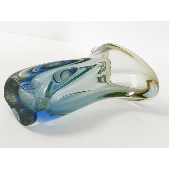 Italian Murano Glass Vase, 1960s For Sale - Image 6 of 8