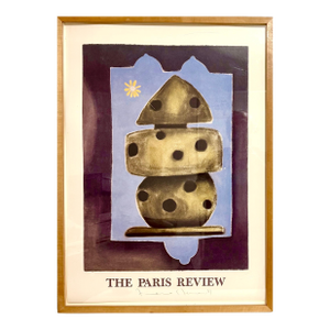 Francesco Clemente, Paris Review Lithograph Francesco Clemente Neo Expressionist Italian Avant Garde