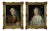 18th Century Gouache Portraits of French Aristocrats by Charles Noel - a Pair For Sale