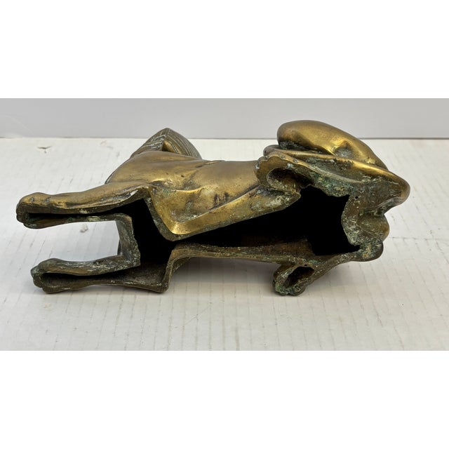 Antique French Egyptian Revival Bronze Figure of a Sphinx For Sale - Image 12 of 12