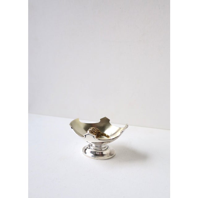 Mid 20th Century Sterling Silver Vessel or Jewelry Dish For Sale - Image 5 of 12