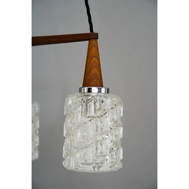 Black Chandelier from Austrolux, Vienna, 1960s For Sale - Image 8 of 14