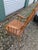 Mid-Century Carved Oak Press Back Arm Chair For Sale - Image 4 of 11