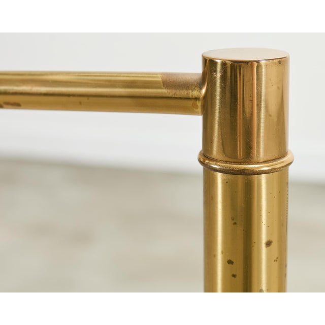 Casella Lighting Late 20th Century Mid-Century Modern Casella Brass Articulated Pharmacy Floor Lamp For Sale - Image 4 of 18