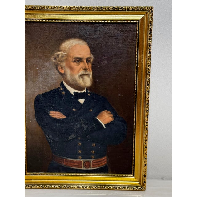 Oil Painting Portrait of General Robert E. Lee Military Commander of the Army of Northern Virginia After John Adams Elder For Sale - Image 10 of 18