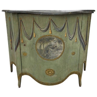 George III-Style Painted Cabinet